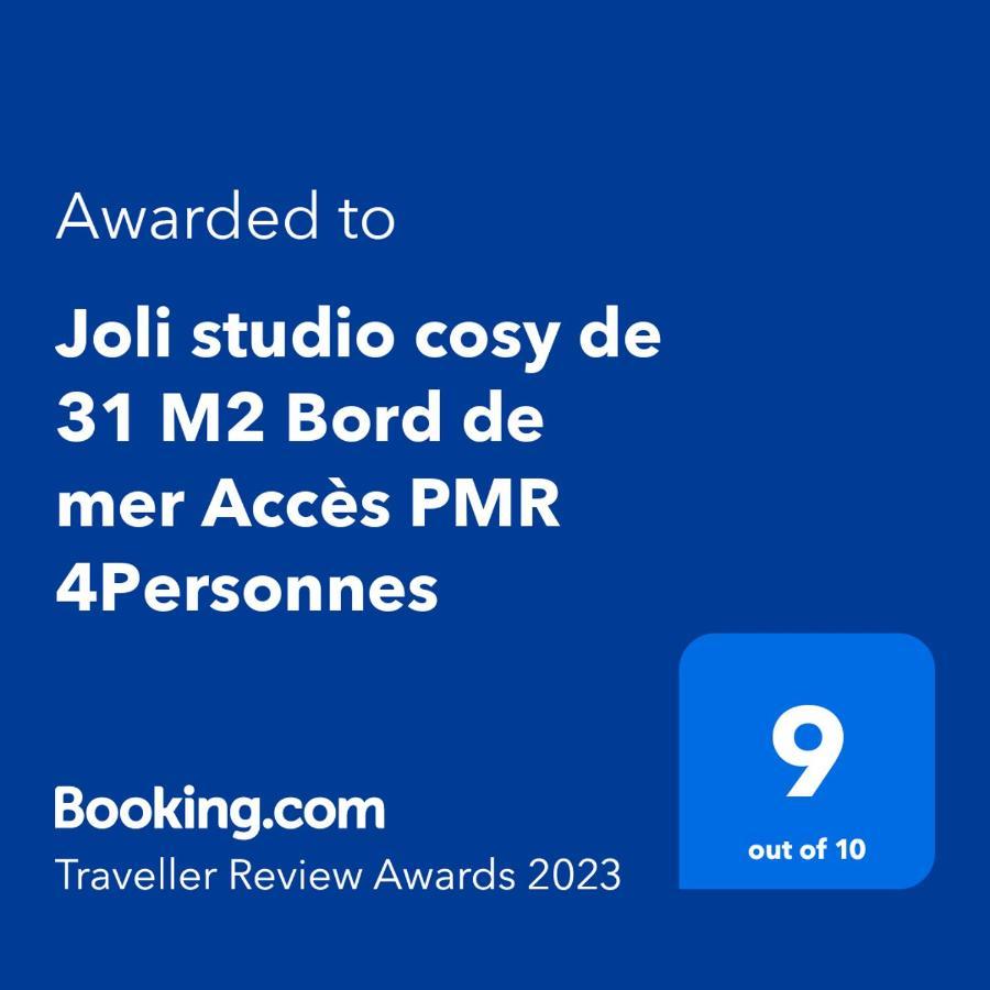 Joli Studio Cosy De 31 M2 Bord De Mer Acces Pmr 4Personnes ลาซิโอตาต์ ภายนอก รูปภาพ